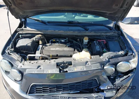 2016 Chevrolet Sonic Lt Auto из США, поврежденный, VIN 1G1JC6SH3G4159706